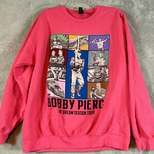 Bobby Pierce #32 racing the dream season tour crewneck sweatshirt size large